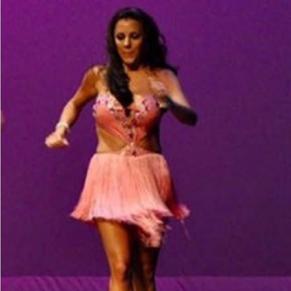 Ballroom Latin salsa rumba fringe dress - Picture 2 of 6